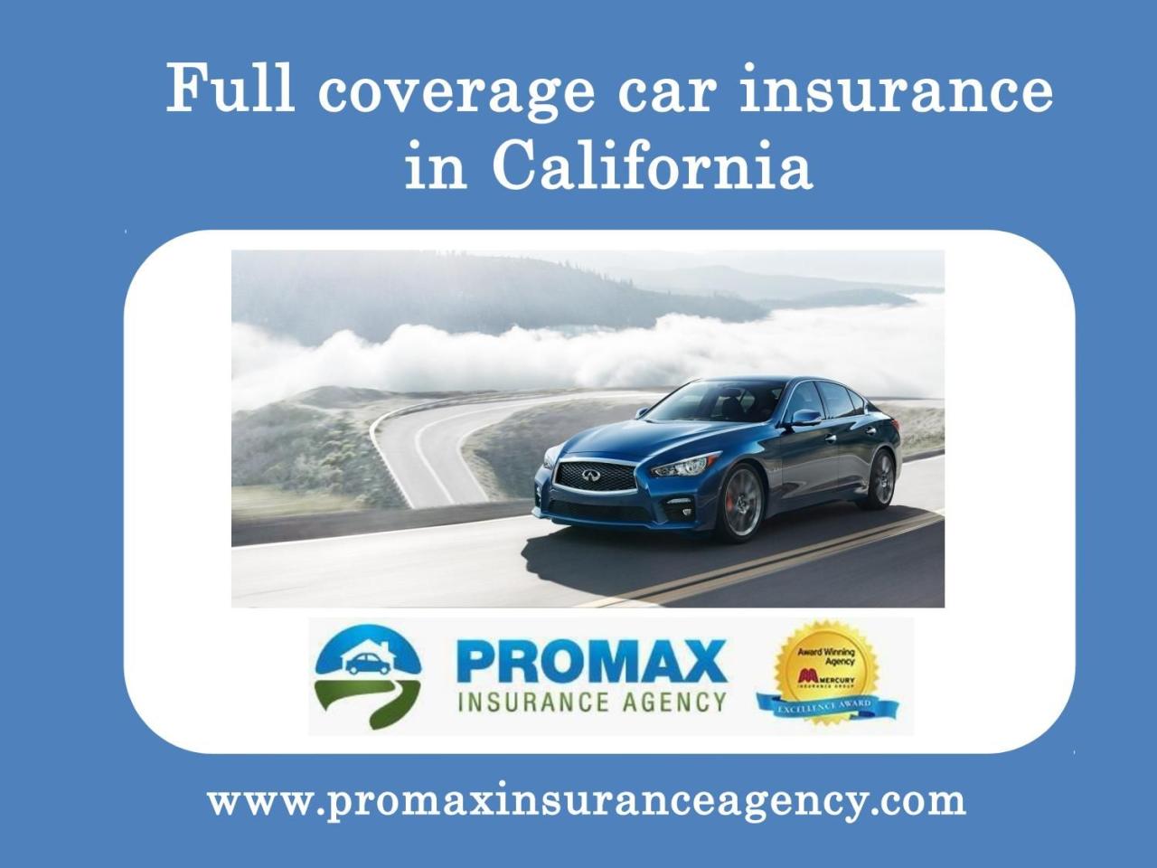 Auto insurance quotes california