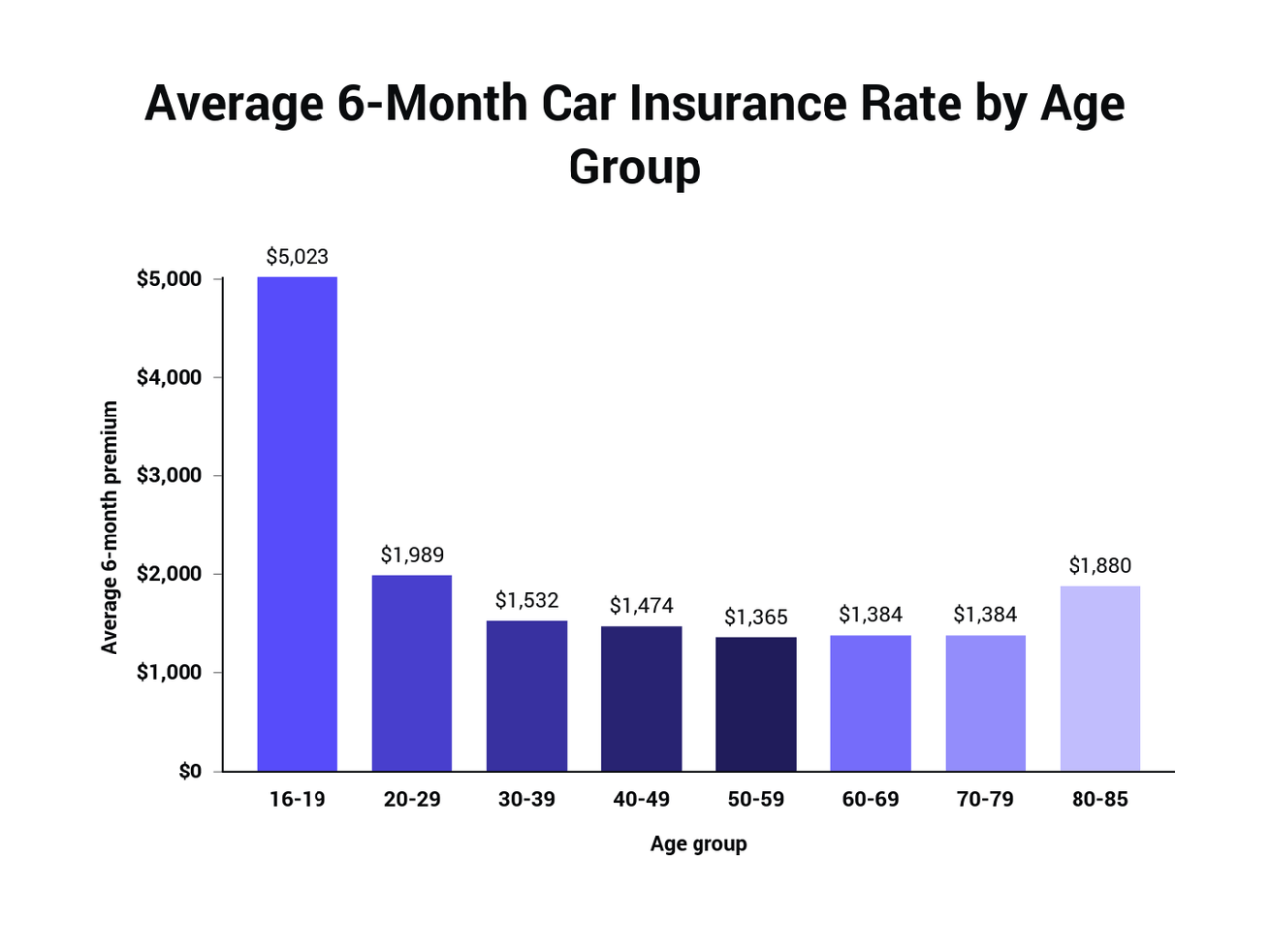 Vehicle insurance price