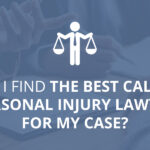 Personal injury lawyer california