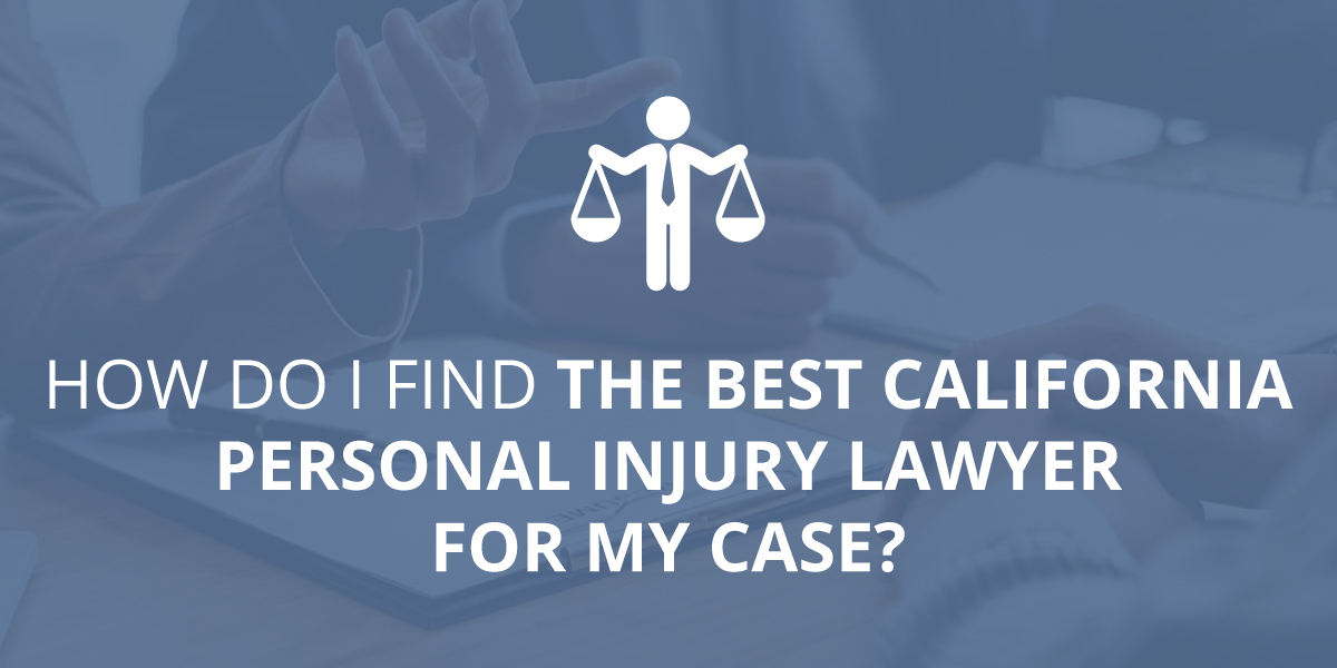 Personal injury lawyer california