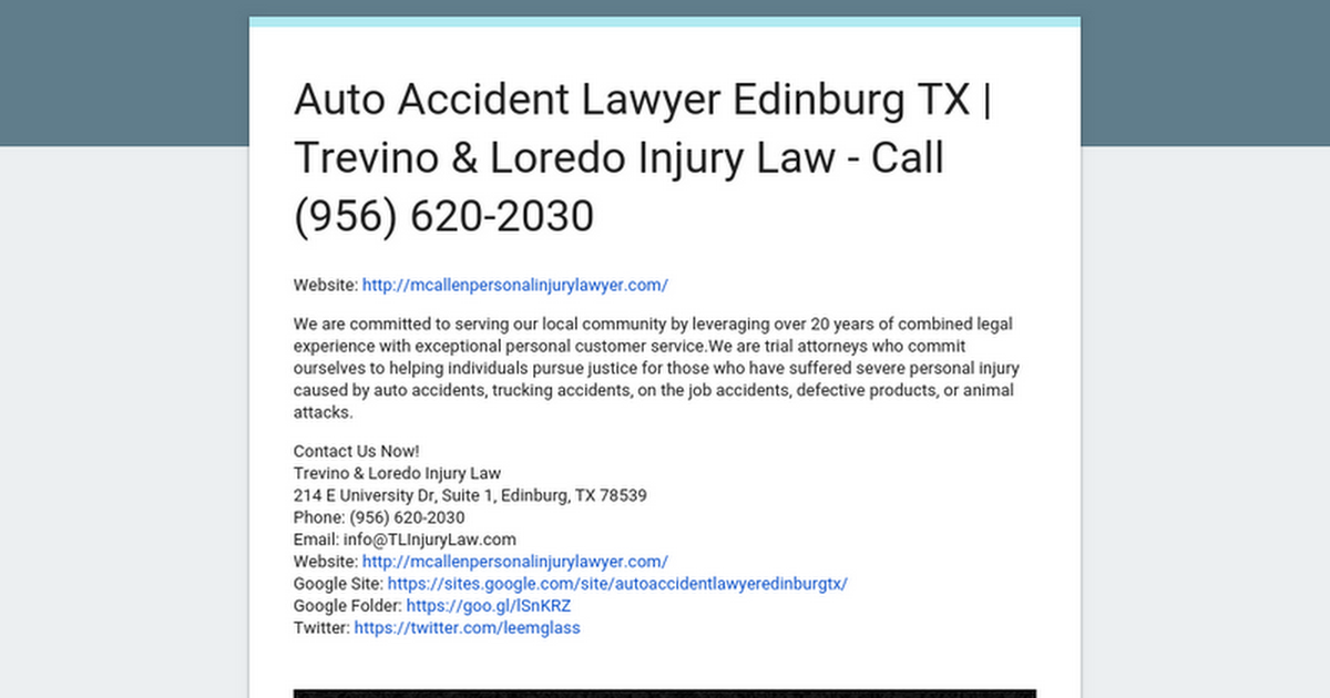 Loredo personal injury lawyer